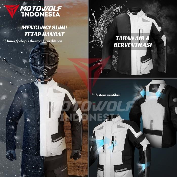 MOTOWOLF — Veste de moto textile