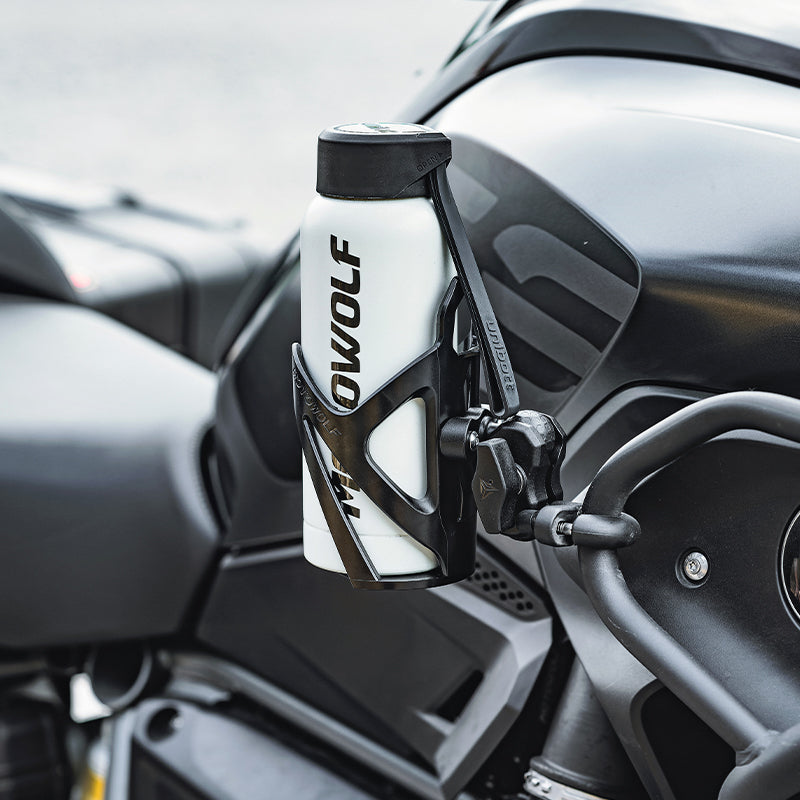MOTOWOLF MDL-3536 — Porte-gobelet 360° (guidon)