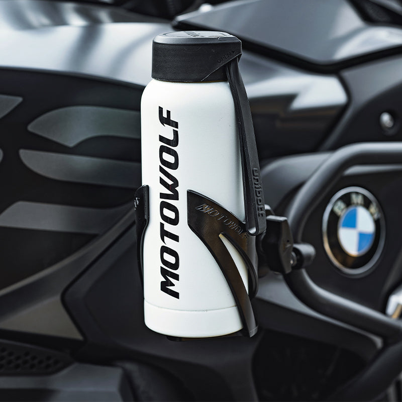 MOTOWOLF MDL-3536 — Porte-gobelet 360° (guidon)