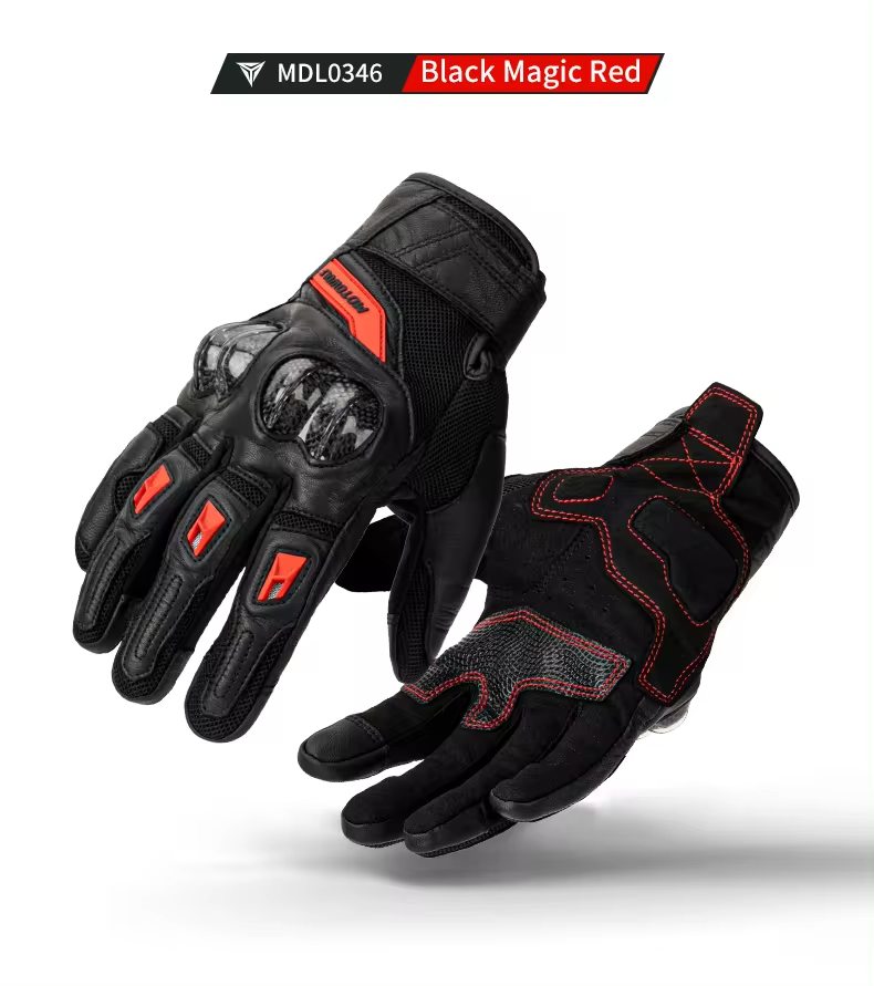 MOTOWOLF MDL-0346 — Gants moto été, respirants & tactiles