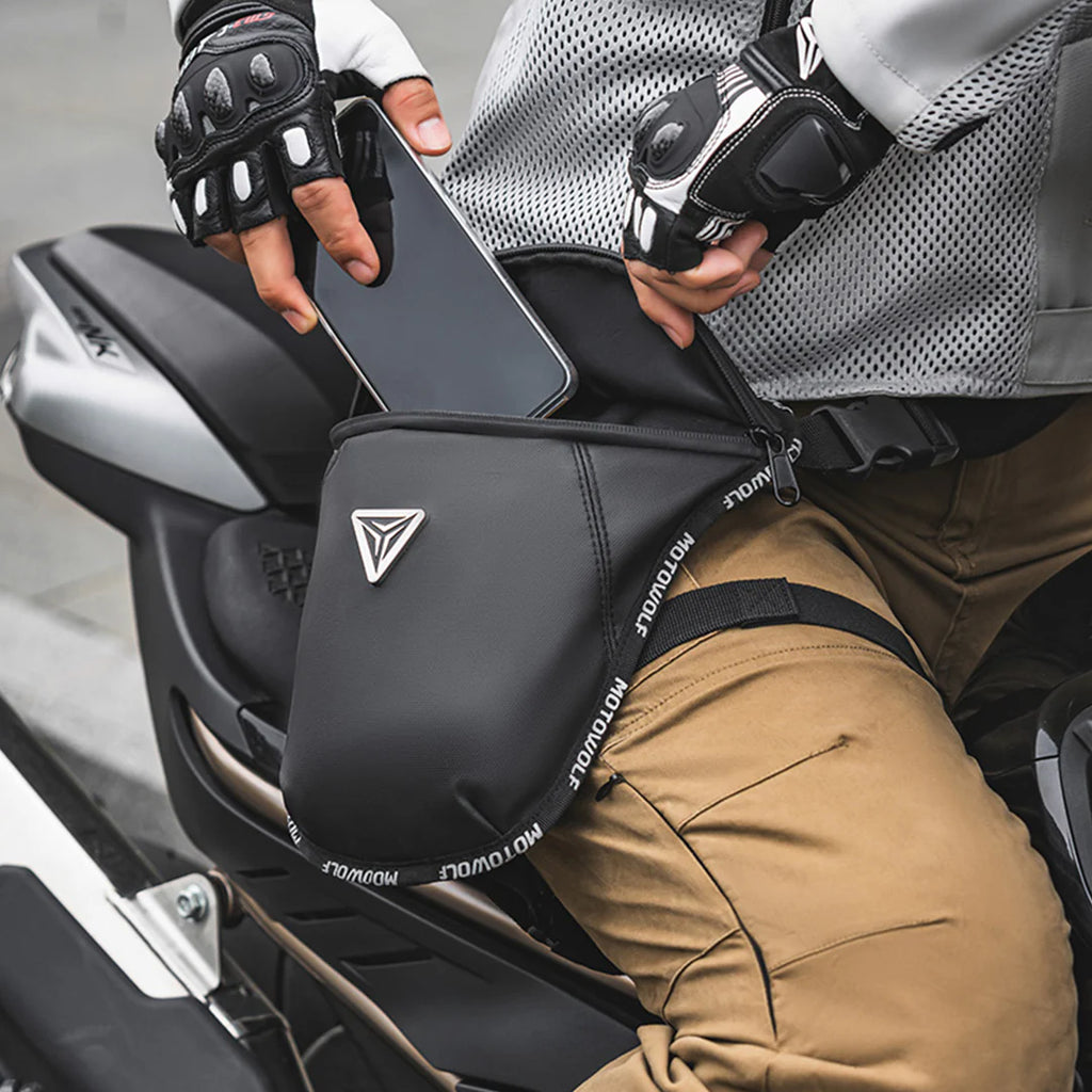 MOTOWOLF Sac de cuisse moto étanche