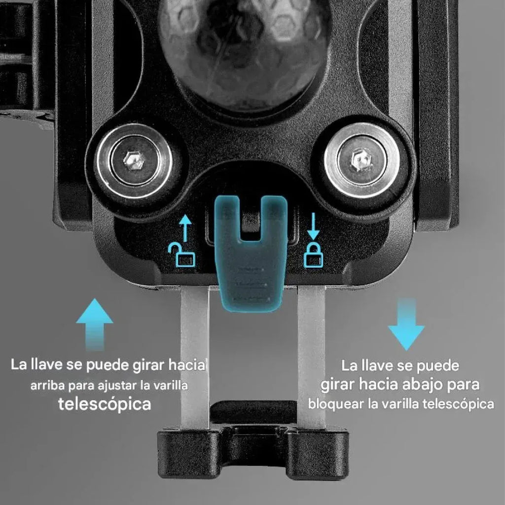 MOTOWOLF MH1B — Support magnétique 360° avec recharge sans-fil