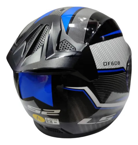 LS2 OF608 — Jet urbain (visière longue + écran solaire)