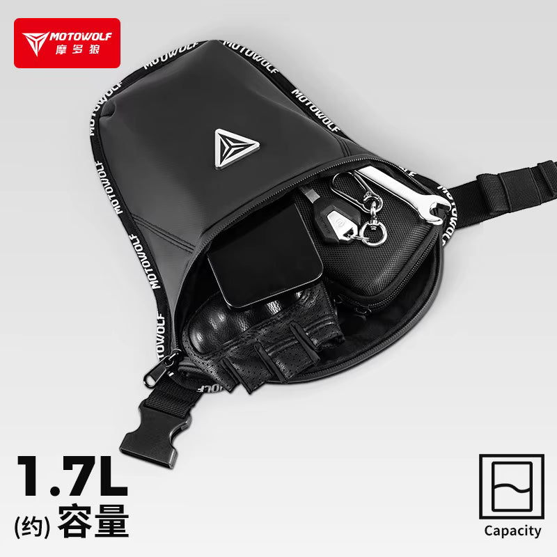 MOTOWOLF Sac de cuisse moto étanche