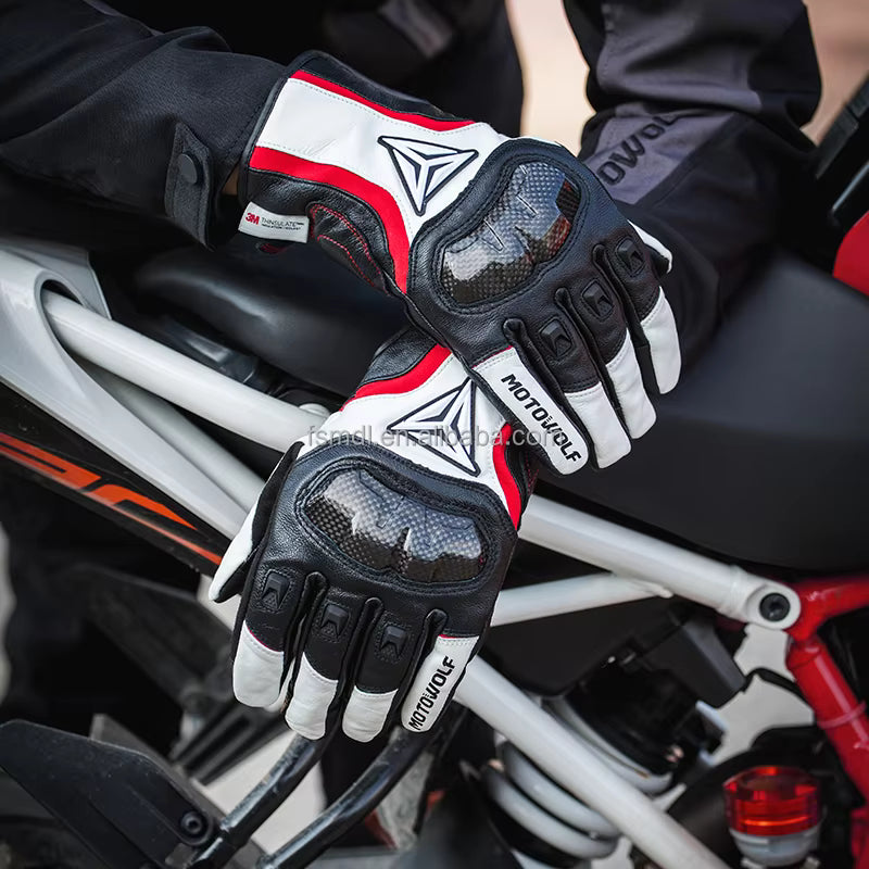 MOTOWOLF MDL-0305B — Gants hiver étanches (coque, écran tactile)