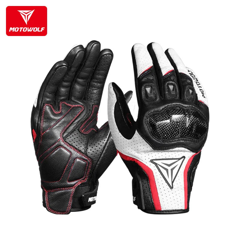 MOTOWOLF MDL-0305B — Gants hiver étanches (coque, écran tactile)