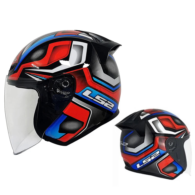 LS2 OF608 — Jet urbain (visière longue + écran solaire)