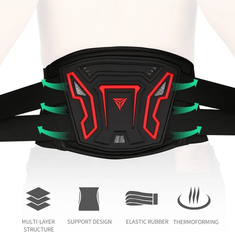 MOTOWOLF MDL-1028 — Protection de dos moto (CE)