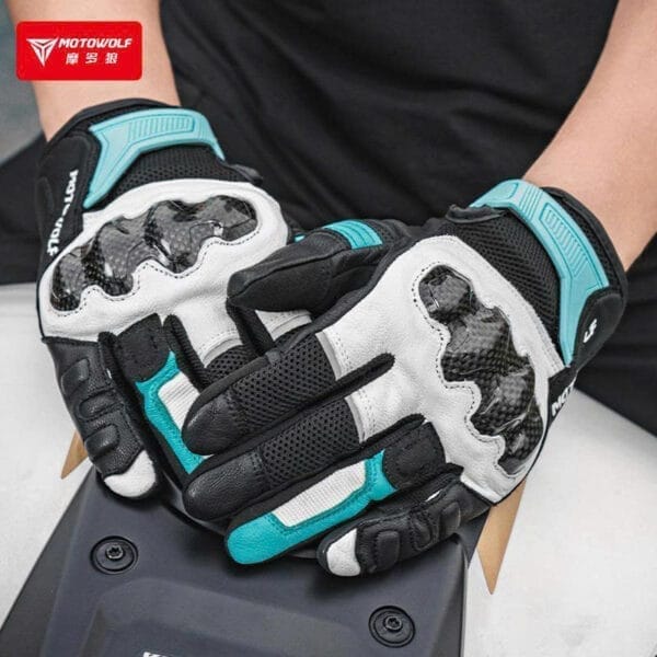 MOTOWOLF MDL-0347 — Gants moto (mi-saison, écran tactile)