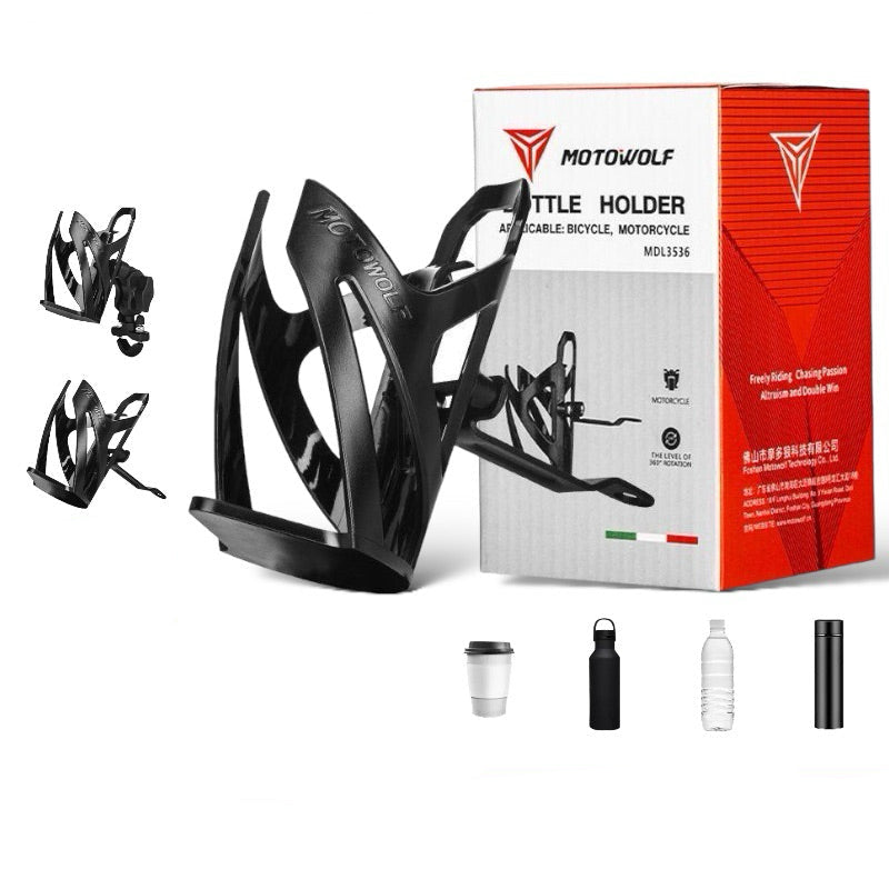 MOTOWOLF MDL-3536 — Porte-gobelet 360° (Rétroviseur)